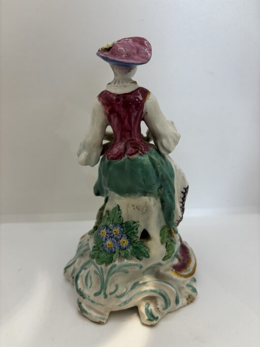 Bow figure of Hurdy Gurdy player, circa 1770. - Image 3